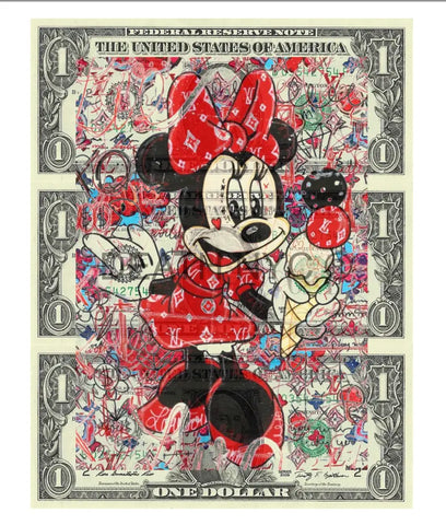 $Triple Usd ’231124$5’’ (2024) Edition Of 50 Mouse Art Print