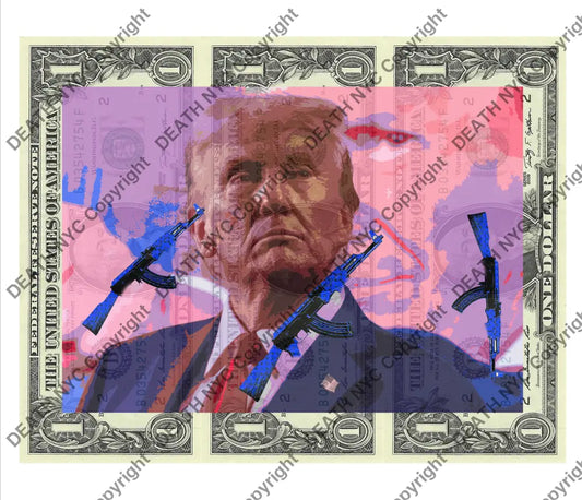 $Triple Usd ’240125$6’’ (2025) Edition Of 50 Tr P Art Print