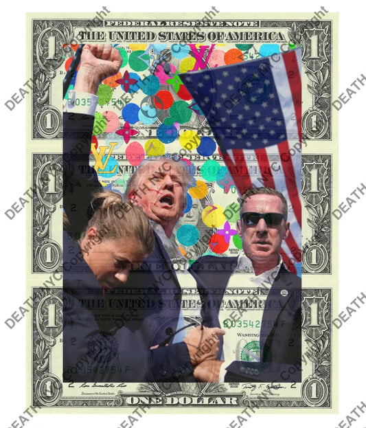 $Triple Usd ’240125$9’’ (2025) Edition Of 50 Tr P Art Print