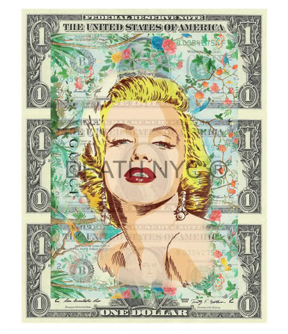 $Triple Usd ’301124$10’’ (2024) Edition Of 50 Monr Art Print