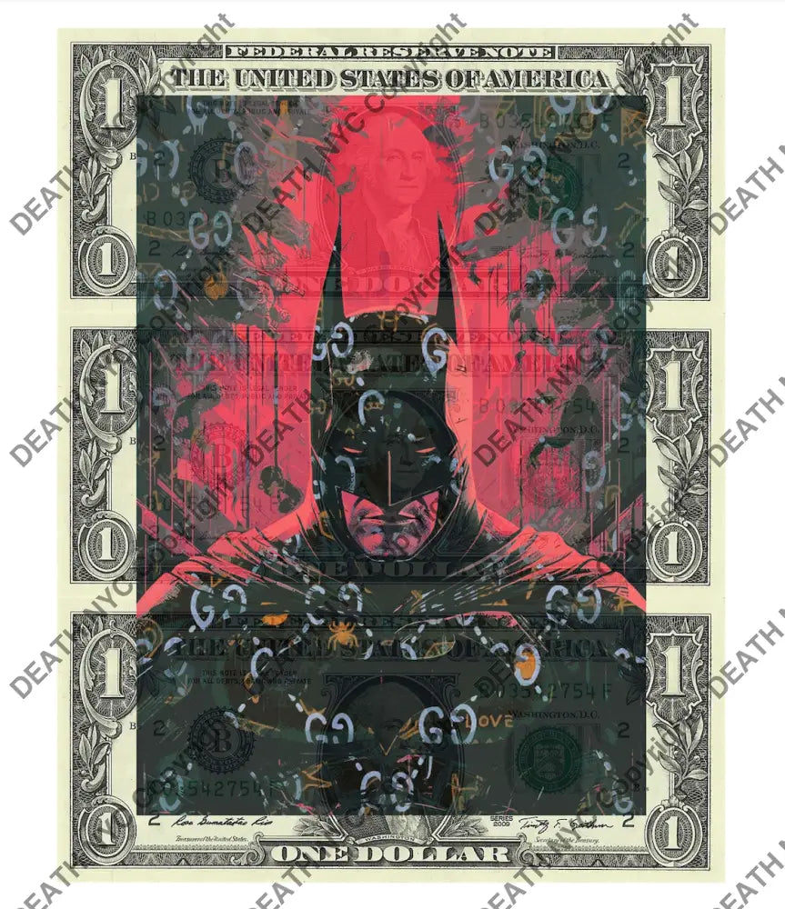 $Triple Usd ’301124$12’’ (2024) Edition Of 50 Batm Art Print
