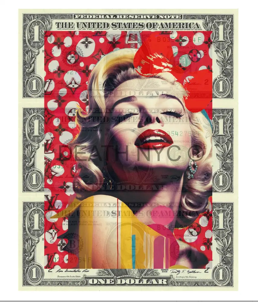 $Triple Usd ’301124$2’’ (2024) Edition Of 50 Monr Art Print