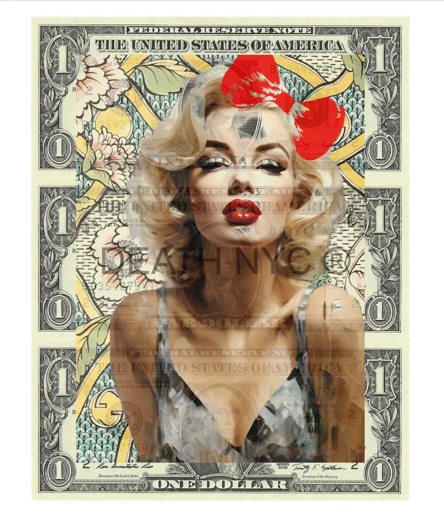 $Triple Usd ’301124$3’’ (2024) Edition Of 50 Monr Art Print