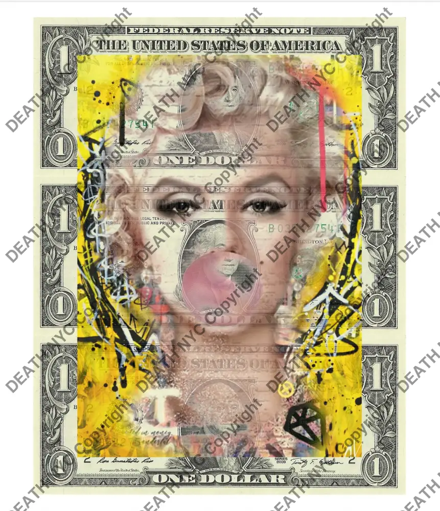 $Triple Usd ’301124$5’’ (2024) Edition Of 50 Monr Art Print