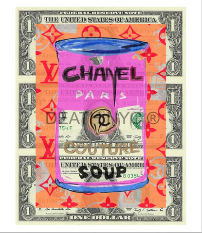 $Triple Usd ’301124$8’’ (2024) Edition Of 50 Can Art Print