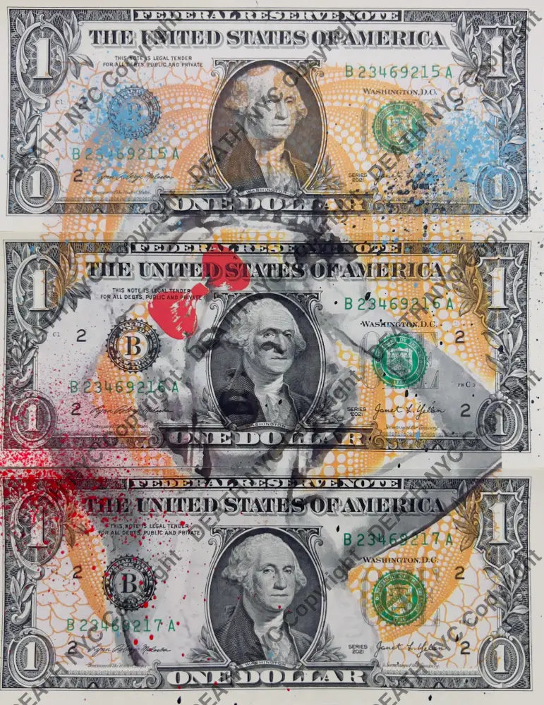 $Triple Usd ’Tri3’’ (2024) Edition Of 1 Art Print
