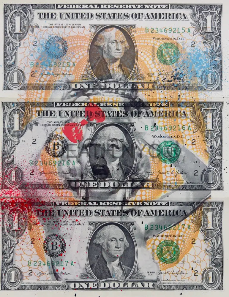 $Triple Usd ’Tri3’’ (2024) Edition Of 1 Art Print