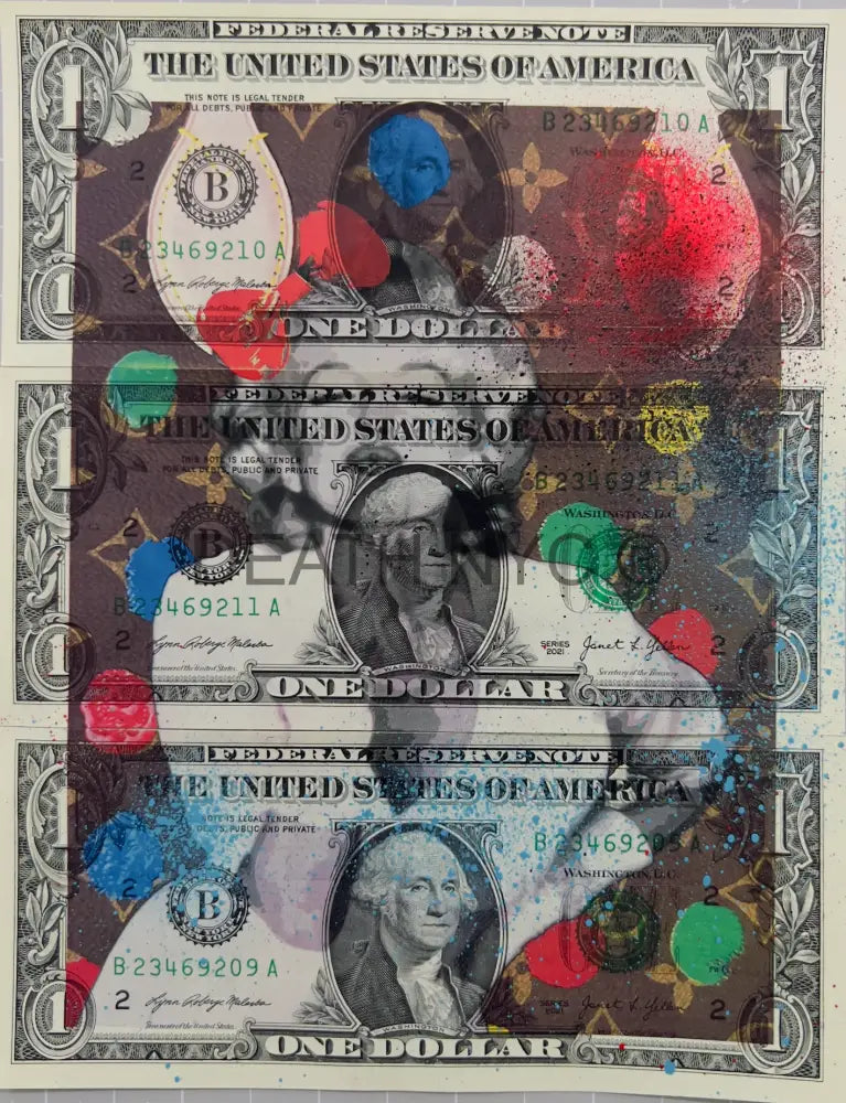 $Triple Usd ’Tri6’’ (2024) Edition Of 1 Art Print