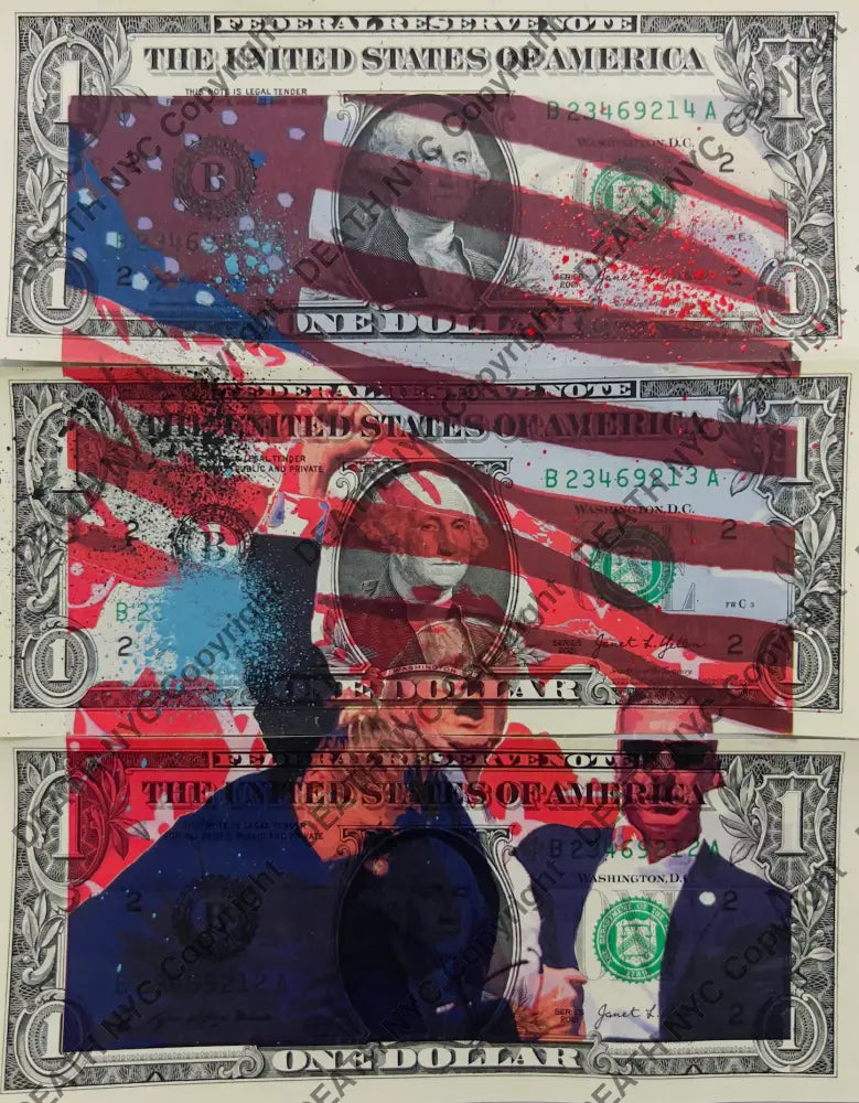$Triple Usd ’Tri9’’ (2024) Edition Of 1 Art Print