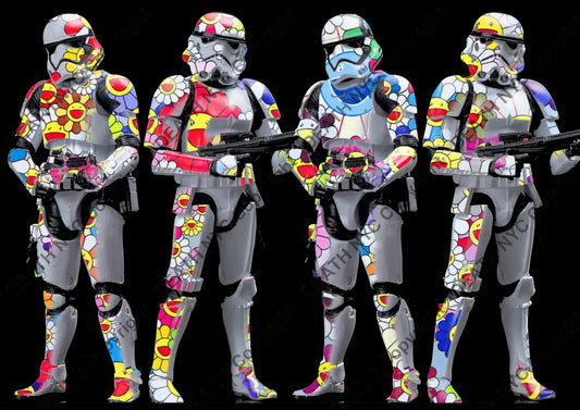 ’troop q flower’ 45x32cm (HC Edition) (2018) Art Print