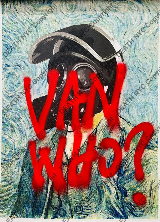 ’Van mask’ (Edition of One) Mixed Media 2025 Art Print