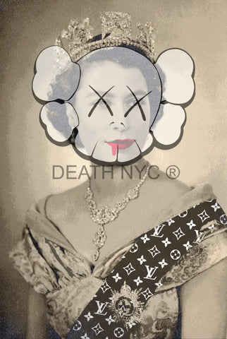 ’Vintage Queen X’ 45X32Cm (Hc Edition) (2019) Art Print