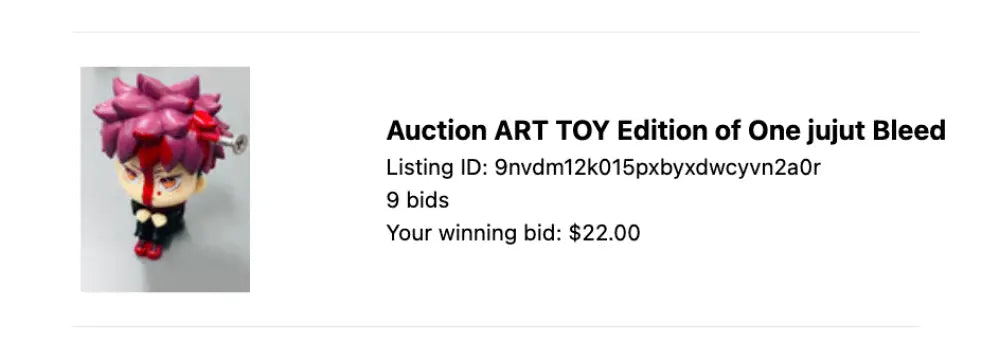 Won Auction Item 4 + 3 Art prints