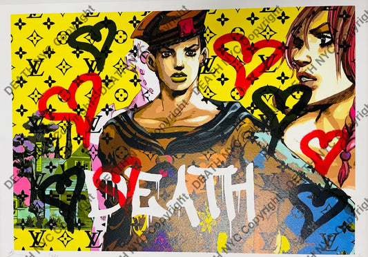 ’Y jo handwritten’ (Edition of One) Mixed Media 2022 Art Print